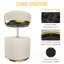 Tabouret de coiffeuse pivotant à hauteur réglable Macady-265774951