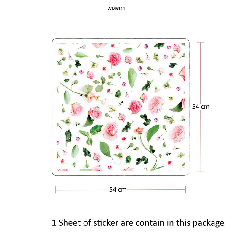 Plants & Flowers Non-Wall Damaging Wall Sticker