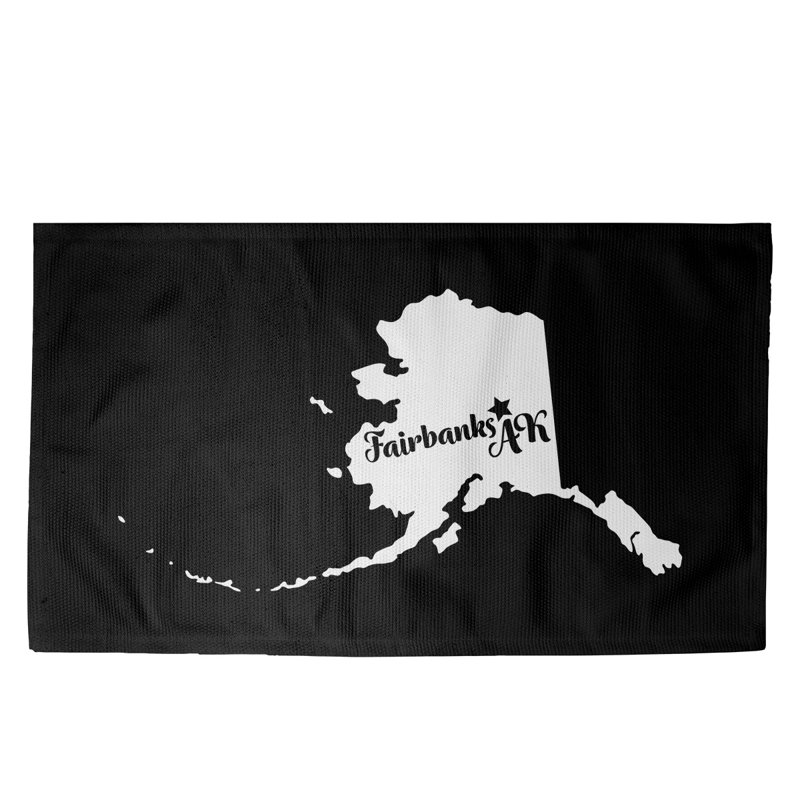 Tapis de zone noire fairbanks alaska, Rectangle 2 pi x 3 pi, Oui