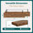 Jorgensen 2 Pieces  Pine Solid Wood Floating Shelves for Wall Decor, Kitchen, Bathroom, Workspace, Thick-1594789003-1594345961