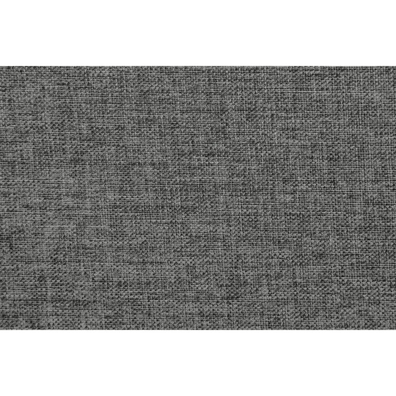 Canapé 2 places de style contemporain en polyfibre gris-bleu avec base rembourrée en mousse et confortable, Blue/Gray Fabric