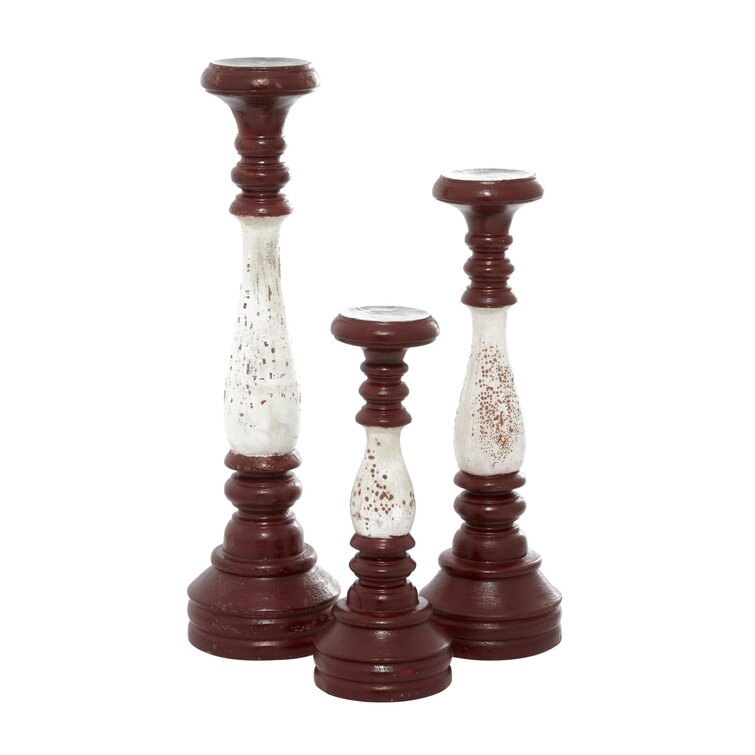 Solid Wood Tabletop Candlestick