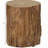 Tree Stump Stool Decorative Side Table With Round Tabletop End Table Outdoor Coffee Table