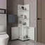 Grande armoire de rangement 2 portes 4 tablettes