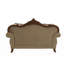 Causeuse et coussins décoratifs en velours doré 69 po-109236393