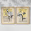 Floral Diary III - reproduction encadrée de qualité supérieure - prêt à être accroché - aucun clou requis - aucun clou requis-1692497509-1692497508