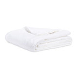 White Mosaic Twin Coverlet