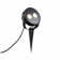 12 Watt LED Round Black Landscape Stake Light