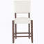 Ensemble de tabourets de bar de style Mid-Century idéal pour l'îlot de cuisine et la salle à manger, revêtu d'un matériau confortable et de pieds en bois massif-1338027042-1338027043