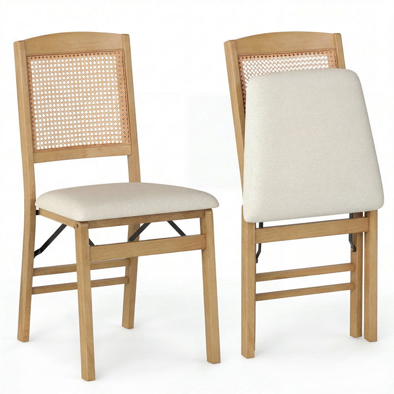 Linen Upholstered Dining Chair, Yellow, Yellow