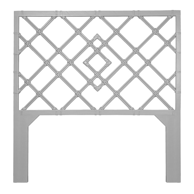 Darien Bed, Queen, Light Gray