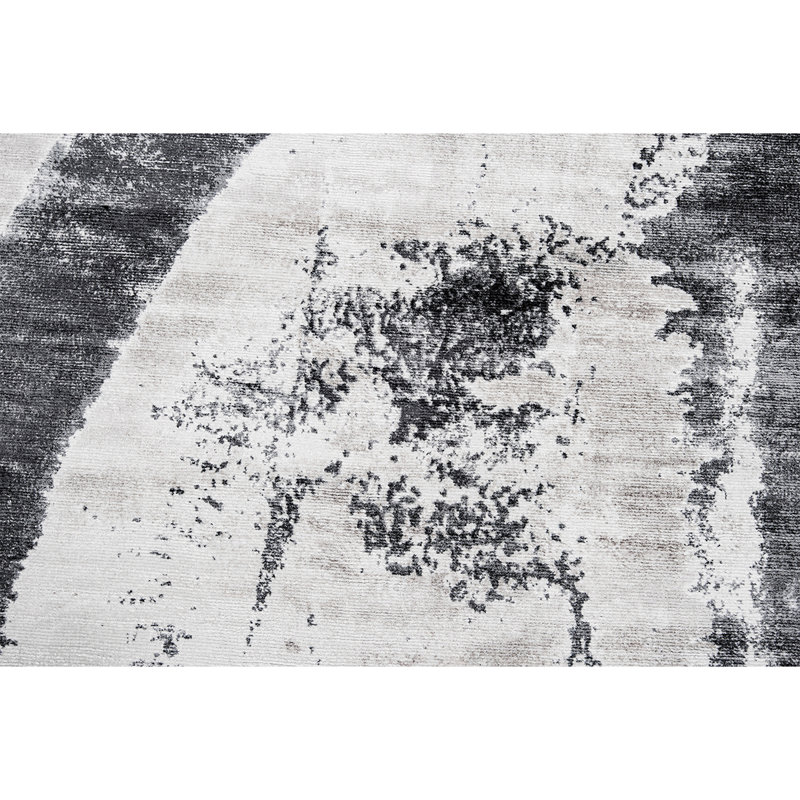 Hand Knotted Abstract Area Rug, Rectangle 10' x 14'
