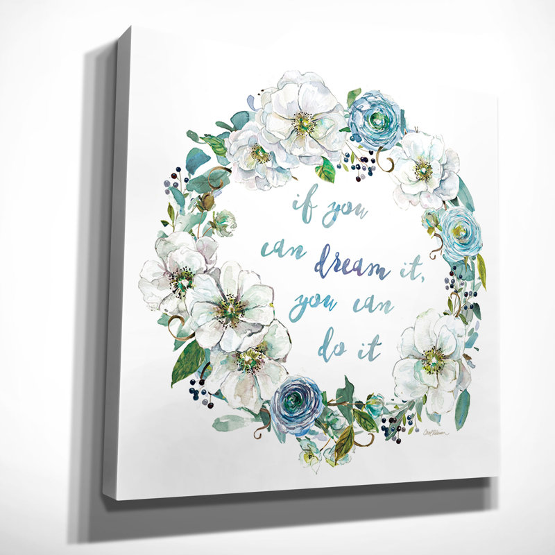 « rêve couronne » par carol robinson, impression sur toile tendue, H 16 po x l 16 po x P 1,5 po
