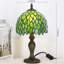 Petite lampe de table en verre coloré Wisteria Tiffany-1664959623