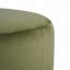 Repose-pieds rond en velours-6863571