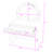 Makeup Vanity with Removable LED Mirror and Spacious Drawer-1197699791