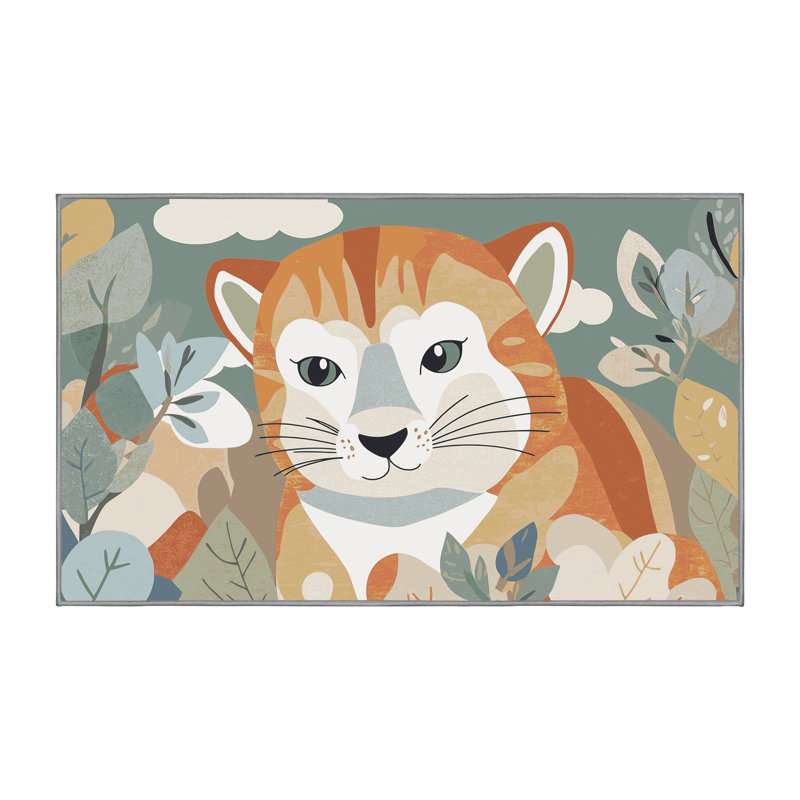Tapis pour enfants East Urban Home, Rectangulaire 2 pi x 3 pi
