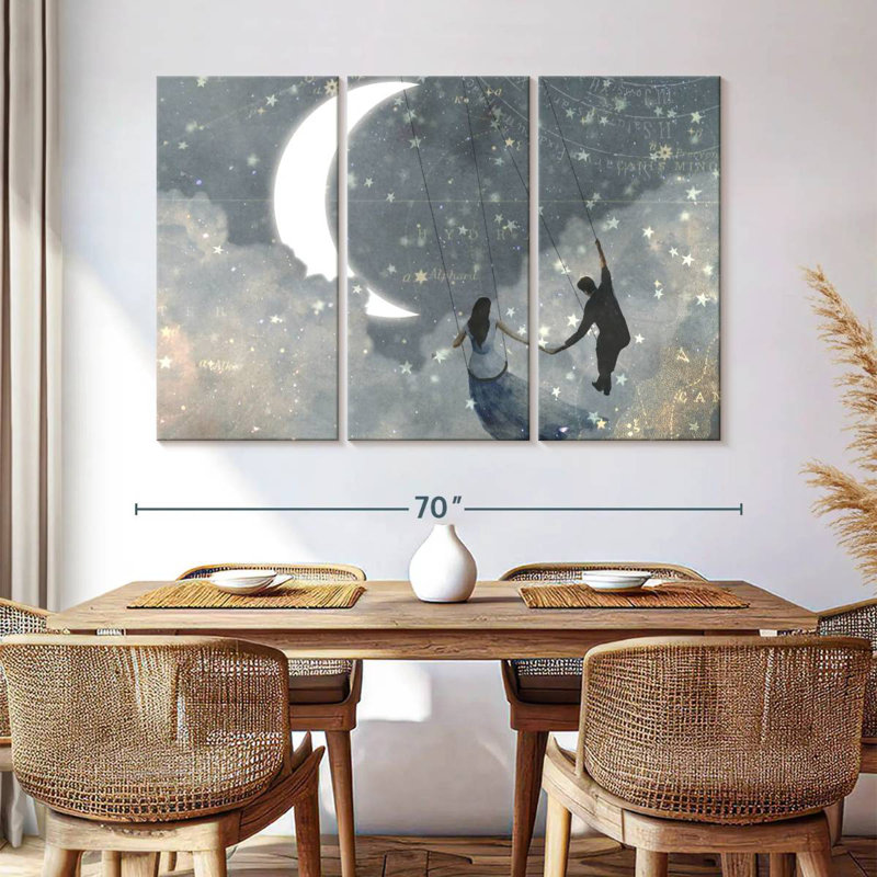 Kelan Magical Celestial Love I, 24" H x 38" W