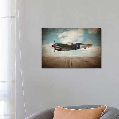 P40 Mustang - Print on Canvas