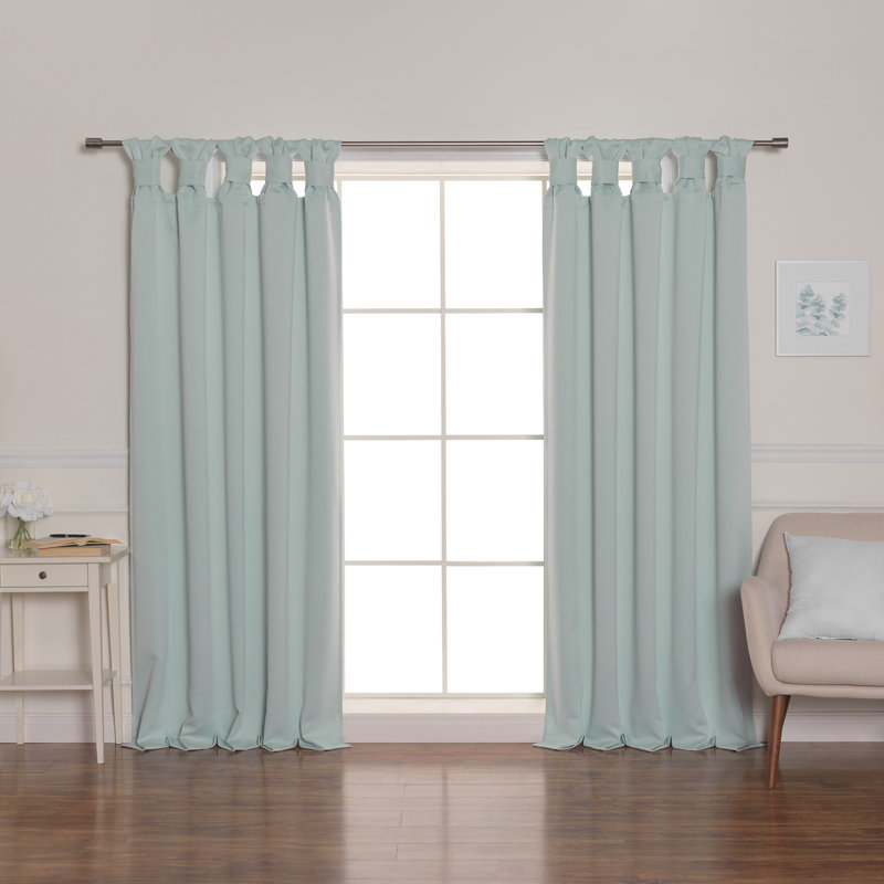 Molloy Insulating Curtain Pair, l 52" x L 63", Menthe