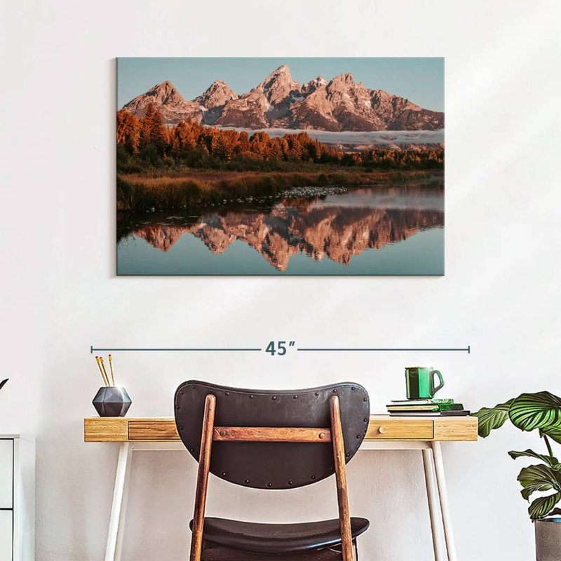 Alvord Grand Teton Sunrise Glow, H 26 po x l 39 po