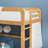 Iyali Contemporary Solid Wood Twin Loft Bed with Integrated Ladder-107267950