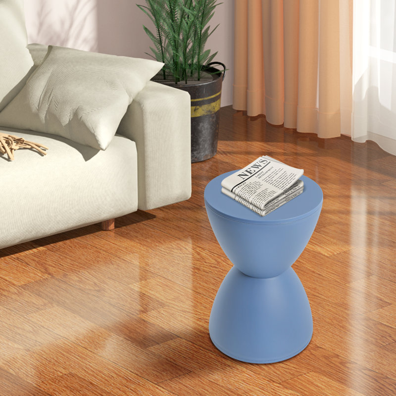 Tabouret d'extérieur pour table basse, Grayish Blue