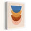 «Stacked Abstract Arcs Abstract», reproduction d'art murale contemporaine colorée-660600139