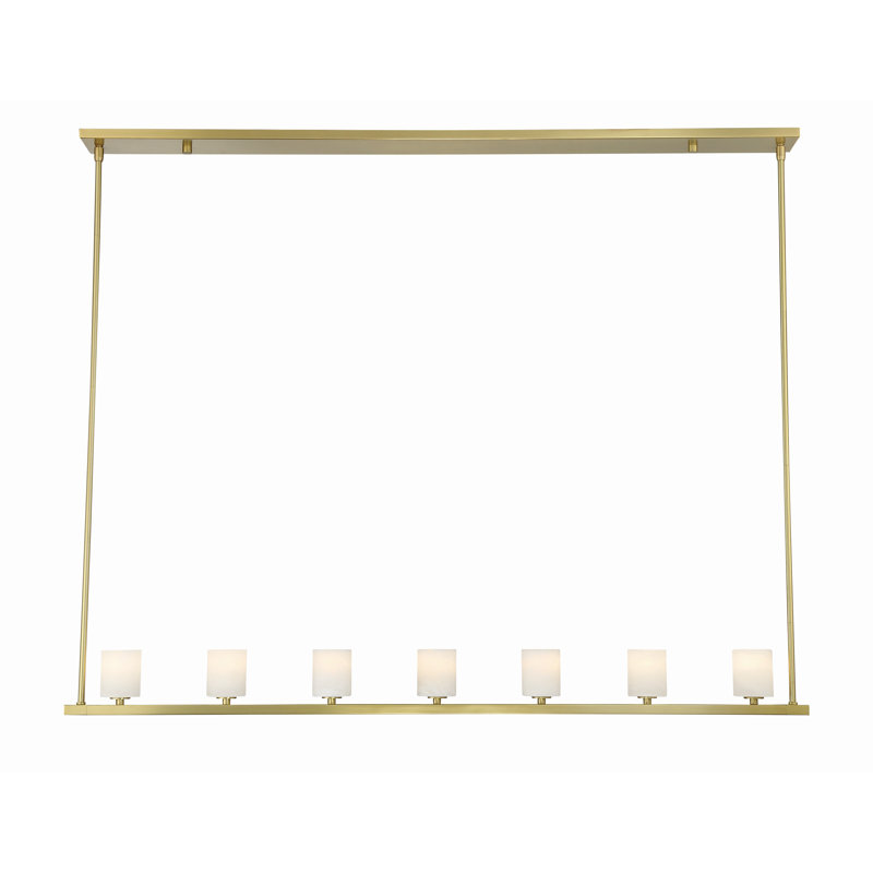 Rashana 7 - Light Dimmable Linear Chandelier