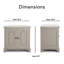 Armoire de rangement décorative
