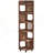 71.65 Inch Tall 6-Tier Narrow Corner Bookshelf For Living Room, Office, And Bedroom Storage