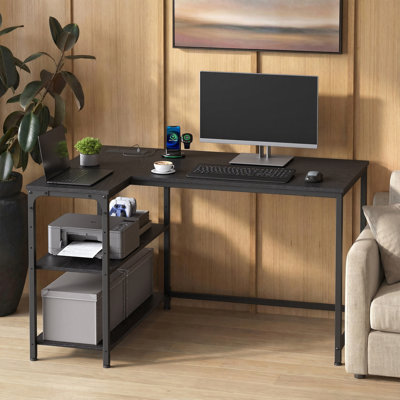 Metal Base Computer Desk
