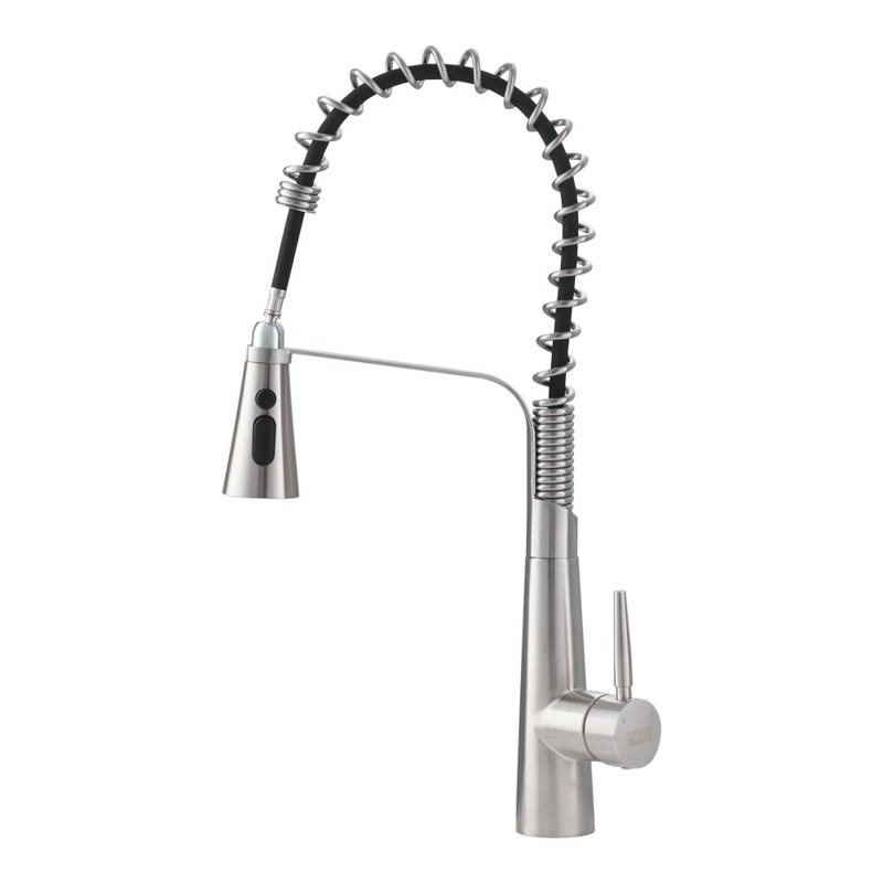 Belfry Kitchen Dunfee Pull Out Kitchen Faucet, Chrome