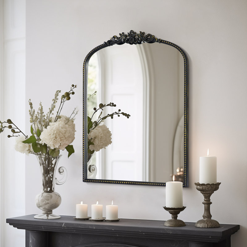 Miroir Vintage, Noir, noir, noir, noir, 22 po x 30 po