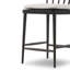 Kershaw Upholstered Stool with Solid Wood Frame