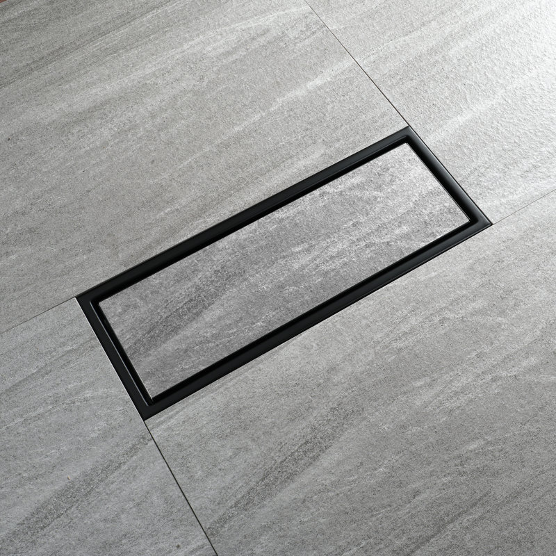 11.8'' W Linear Grid, Matte Black