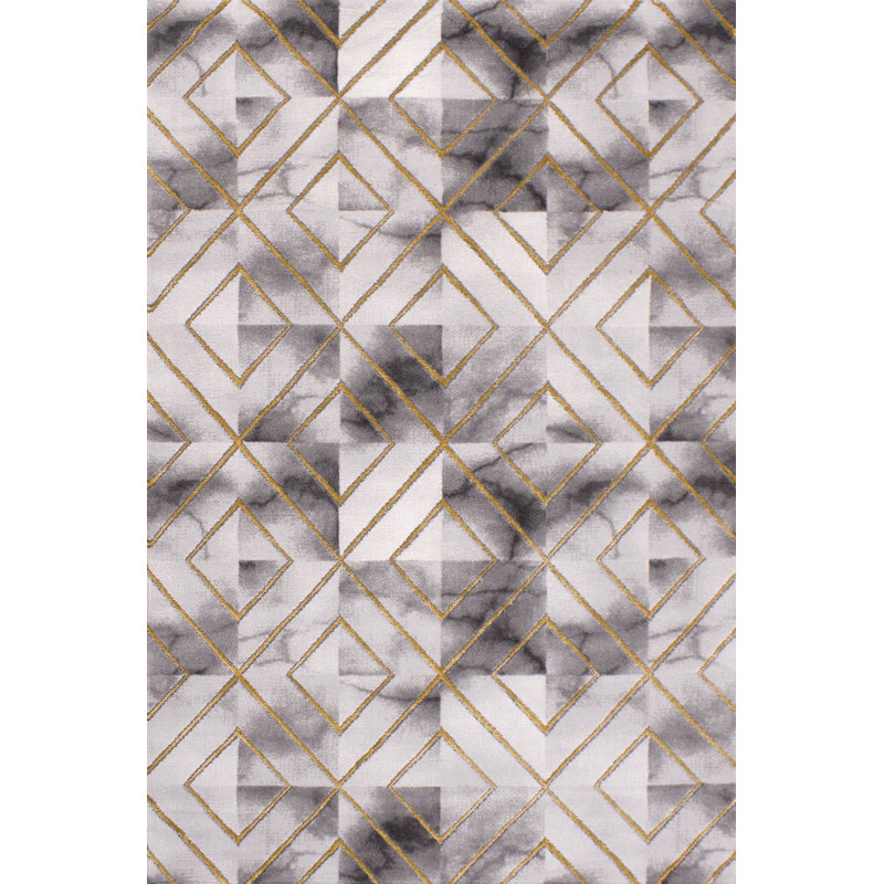 Jacques Abstract Hand Woven Area Rug, Rectangle 80 x 150cm