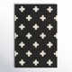 Cavan Geometric Handmade Tufted Wool Black Area Rug