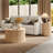 Leathia Fluted Coffee Table Round With Large Storage-1062298200
