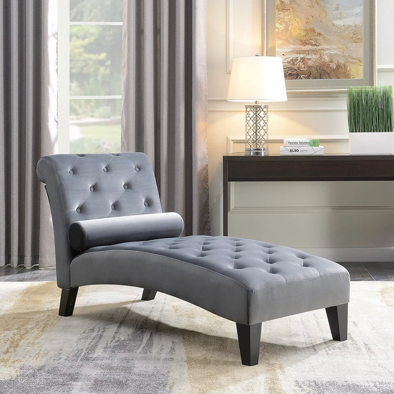 Méridienne rembourrée de H 29,52 po Knupp, Gris