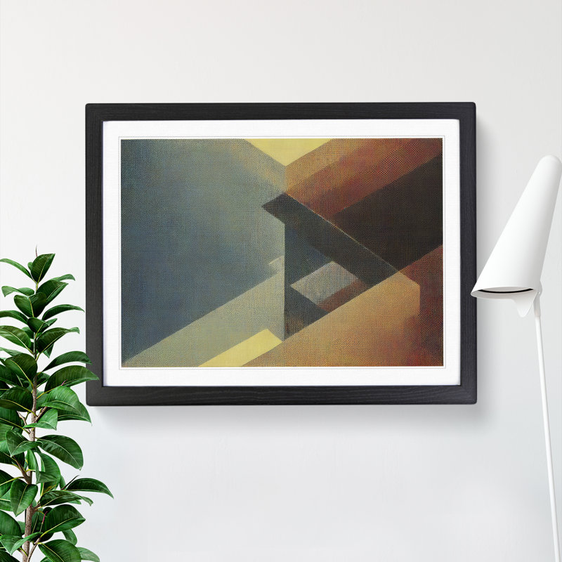 Halftone Vol.7 Abstract - Single Picture Frame Print, Black Framed, 34cm H x 46cm W x 2cm D