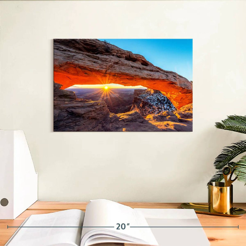 Lumière du soleil arquée Alvord Mesa, H 8 po x l 12 po