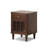 Dark-walnut Solid Wood + 1 drawers Nightstand