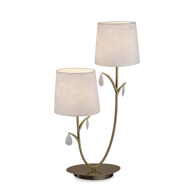 Downridge Metal Table Lamp, Antique Brass