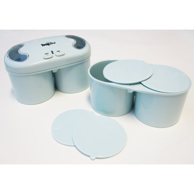 Total Chef Deluxe Double Treat Ice Cream Maker, 1.1 qt (1L)