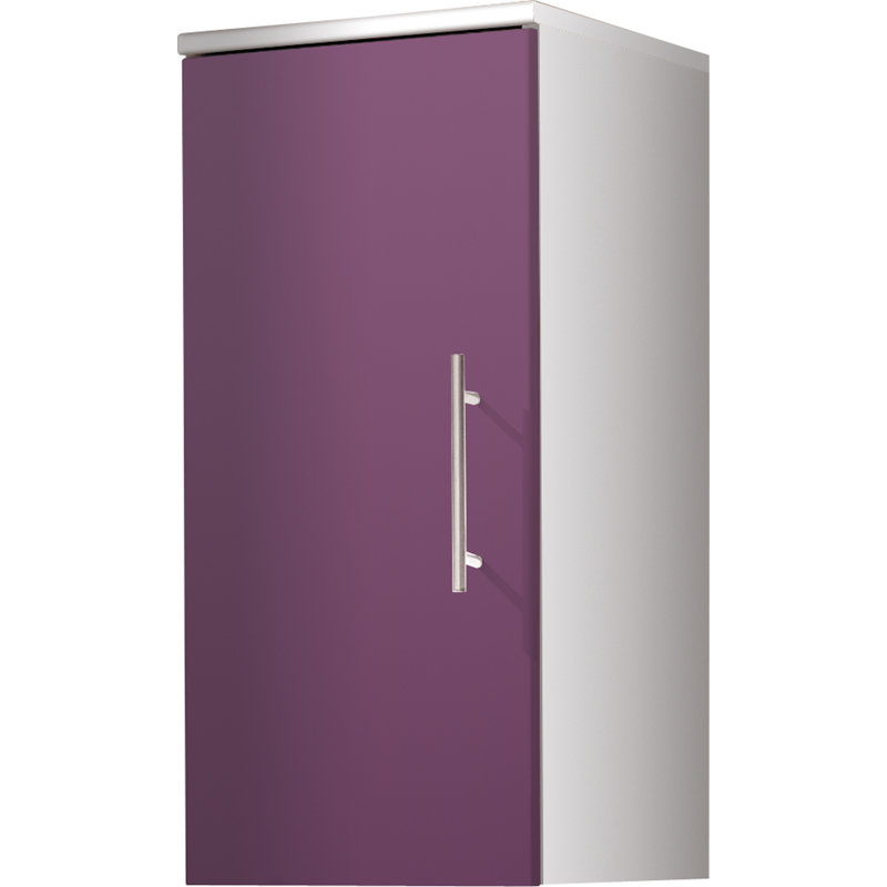 Impuls Bathroom Storage, White/Blackberry