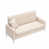 Tissu beige est en rupture de stock