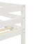 Lit mezzanine avec escalier, blanc