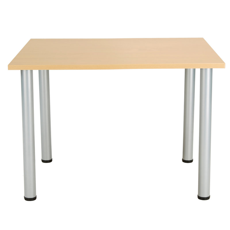 Bouton Rectangle Conference Table, H73 x W120 x D80cm, Oak