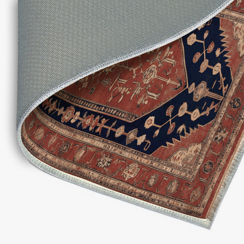 Tapis turc intérieur et extérieur brun, Rectangulaire 2 pi x 3 pi